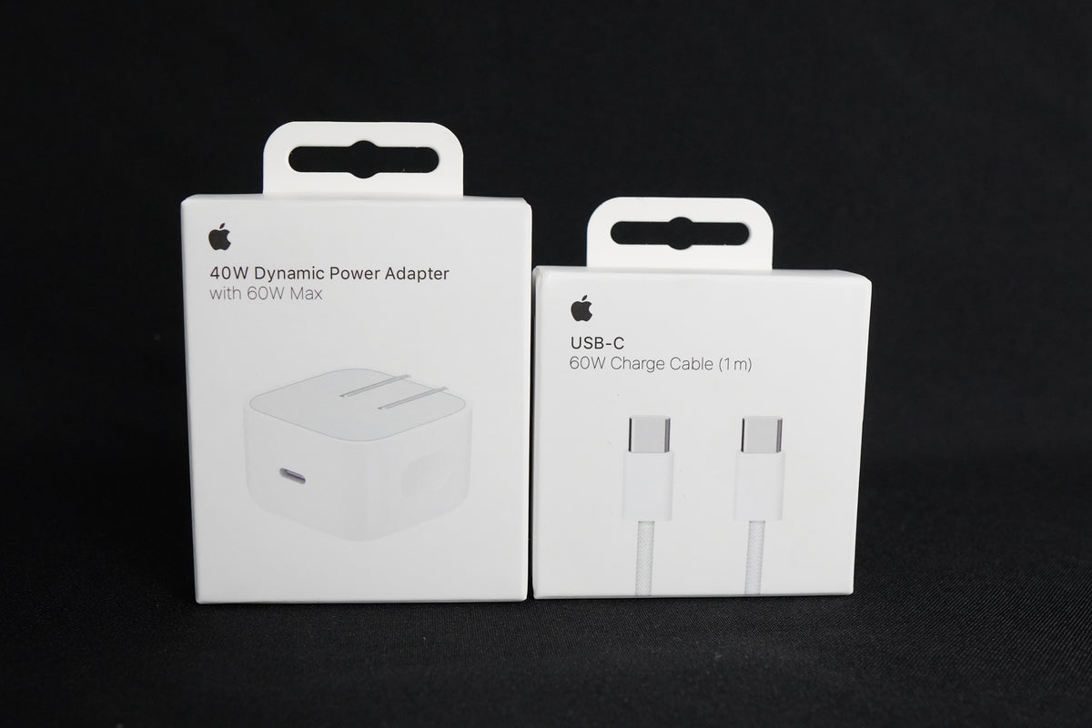 Cargador Apple USB-C 40 W + Cable 60 W de 1 Metro