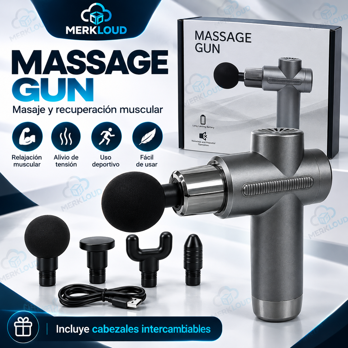 Massage Gun – Pistola de Masaje Muscular